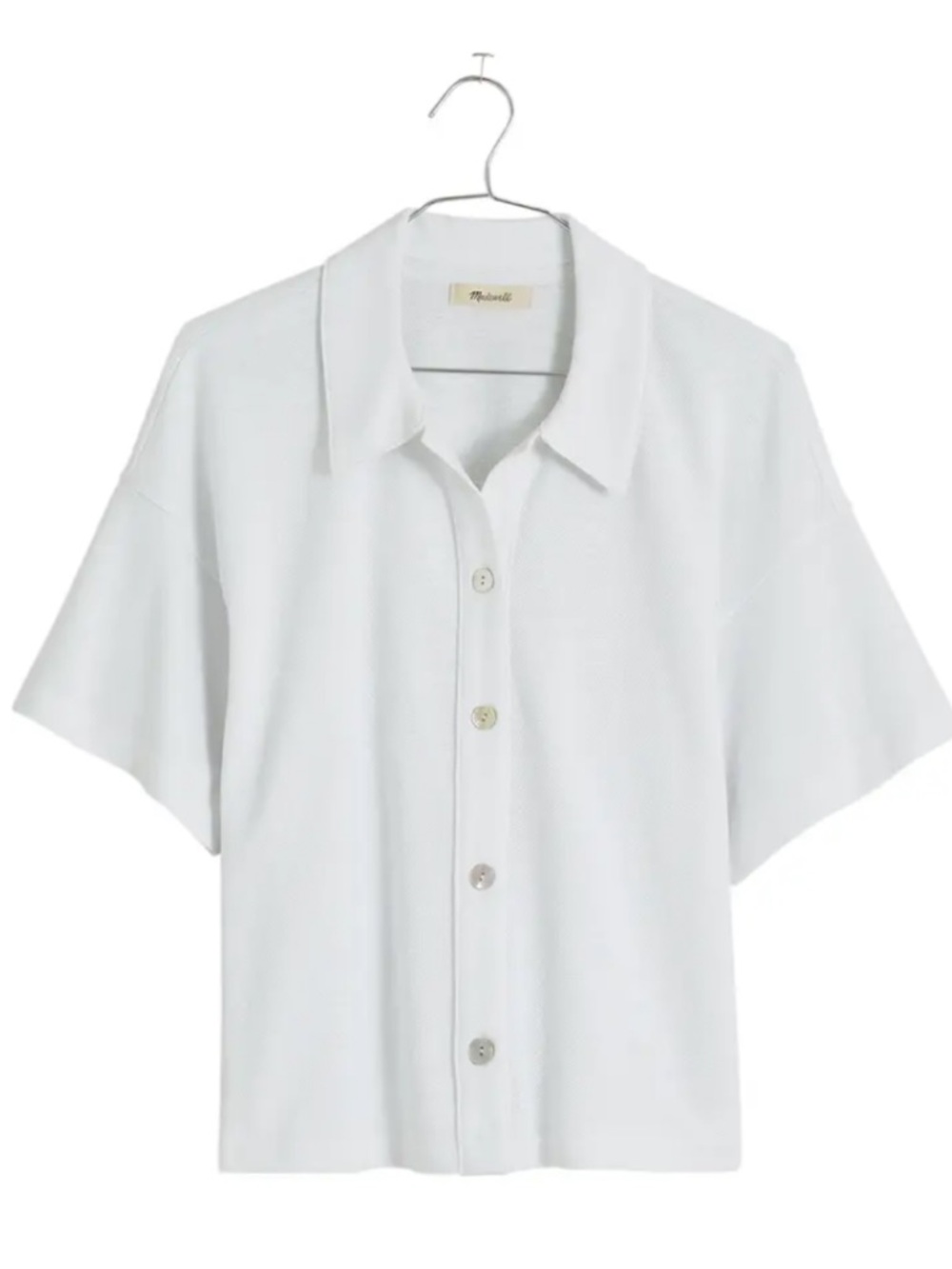 Madewell relaxed button up short sleeve shirt